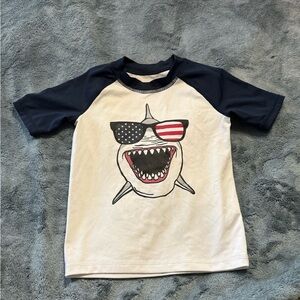 Sporto Navy and White Activewear Top